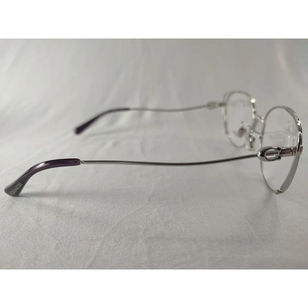 Coach HC 5095 9001 Silver Eyeglasses Frames 54-18-140 Cat Eye Women NIB‎